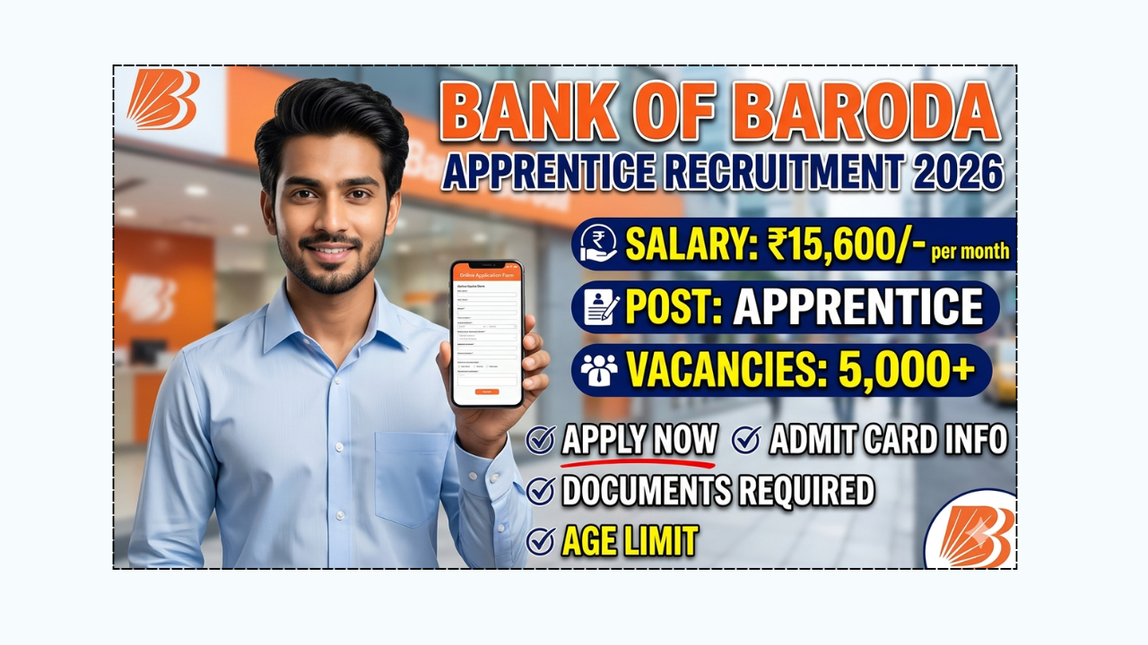 Bank of Baroda Apprentice Recruitment 2026
