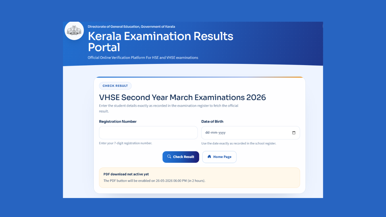 Kerala Plus Two Result 2026