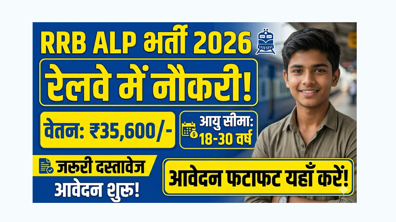 RRB ALP Notification 2026 Apply Online, Eligibility, Salary