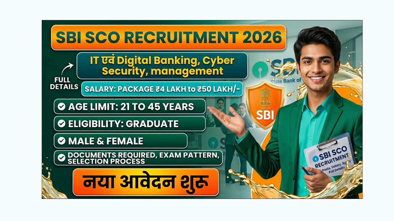 SBI SCO RECRUITMENT WITHOUT EXAM