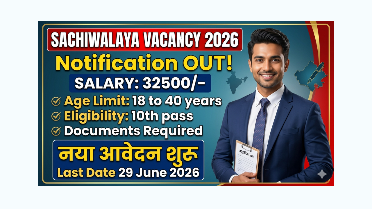 Sachivalaya Vacancy 2026