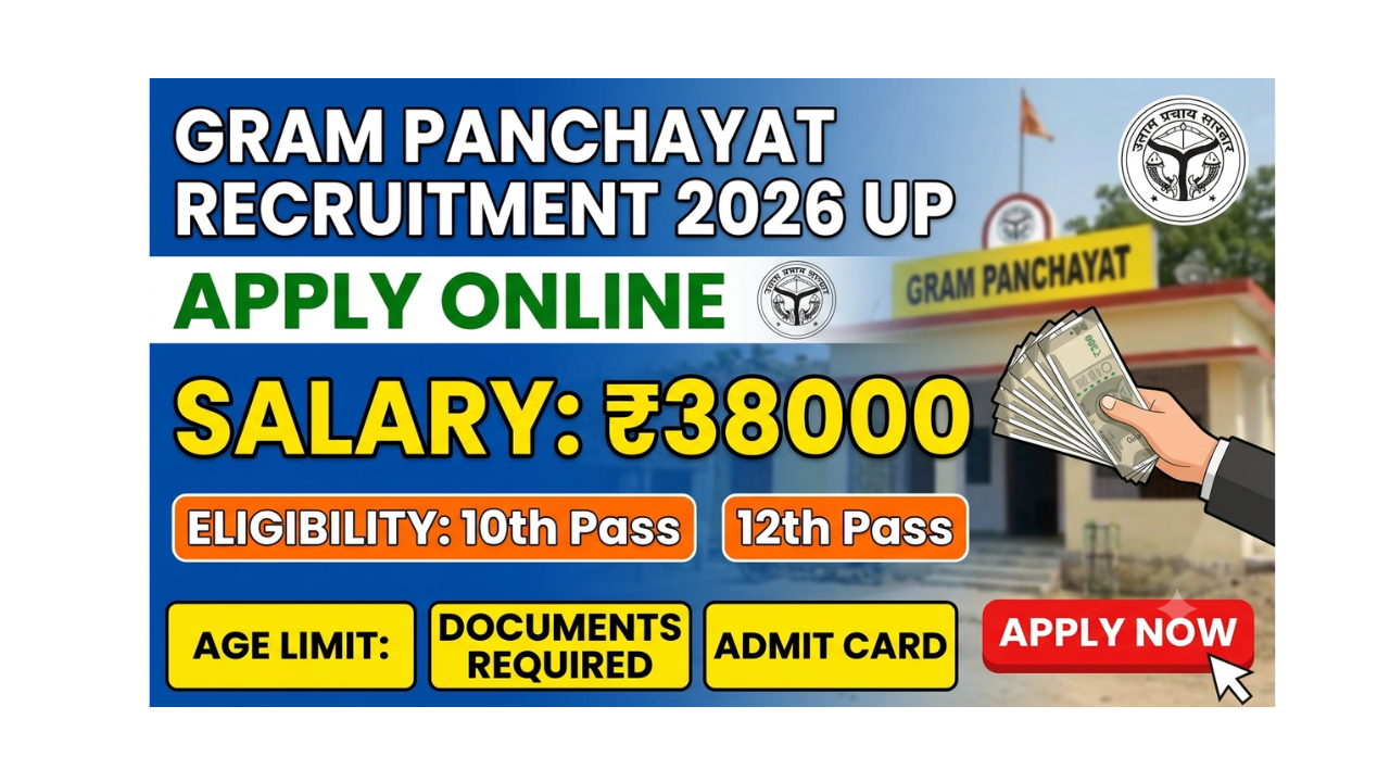 Gram Panchayat Bharti 2026 Online Apply For 3500 Posts